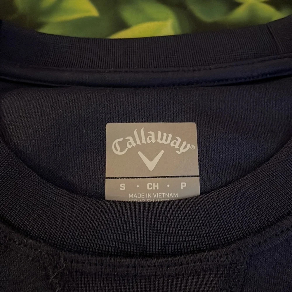 Callaway Golf® Callaway Golf Performance Crew Neck Sweatshirt, Peacoat, S, NWT​ - Picture 8 of 11